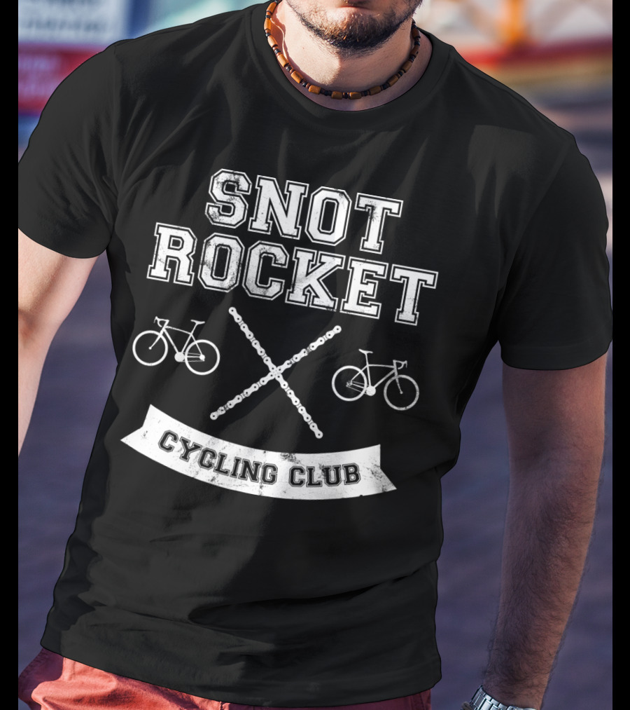 Snot Rocket Cycling Club Chain Bikes T-Shirt