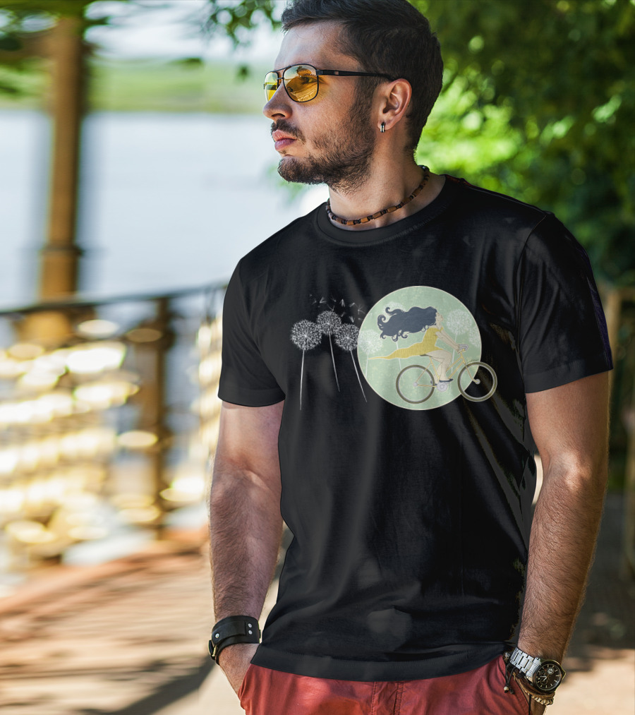 Ventura Highway Cycling Dandelion Dreamscape T-Shirt