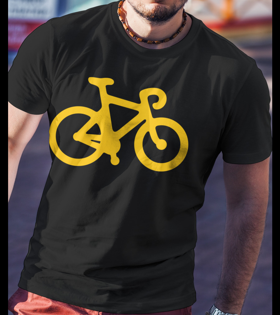 Yellow Road Bike T-Shirt