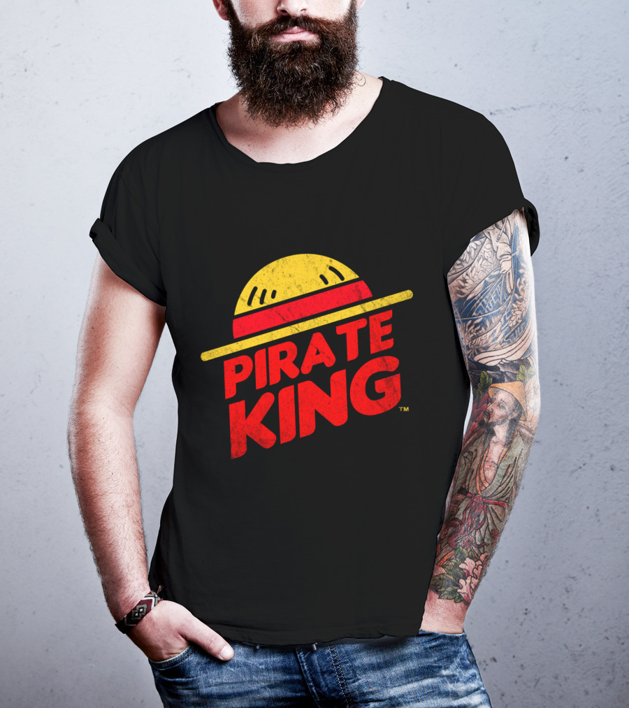 PIRATE KING Straw Hat Anime T-Shirt