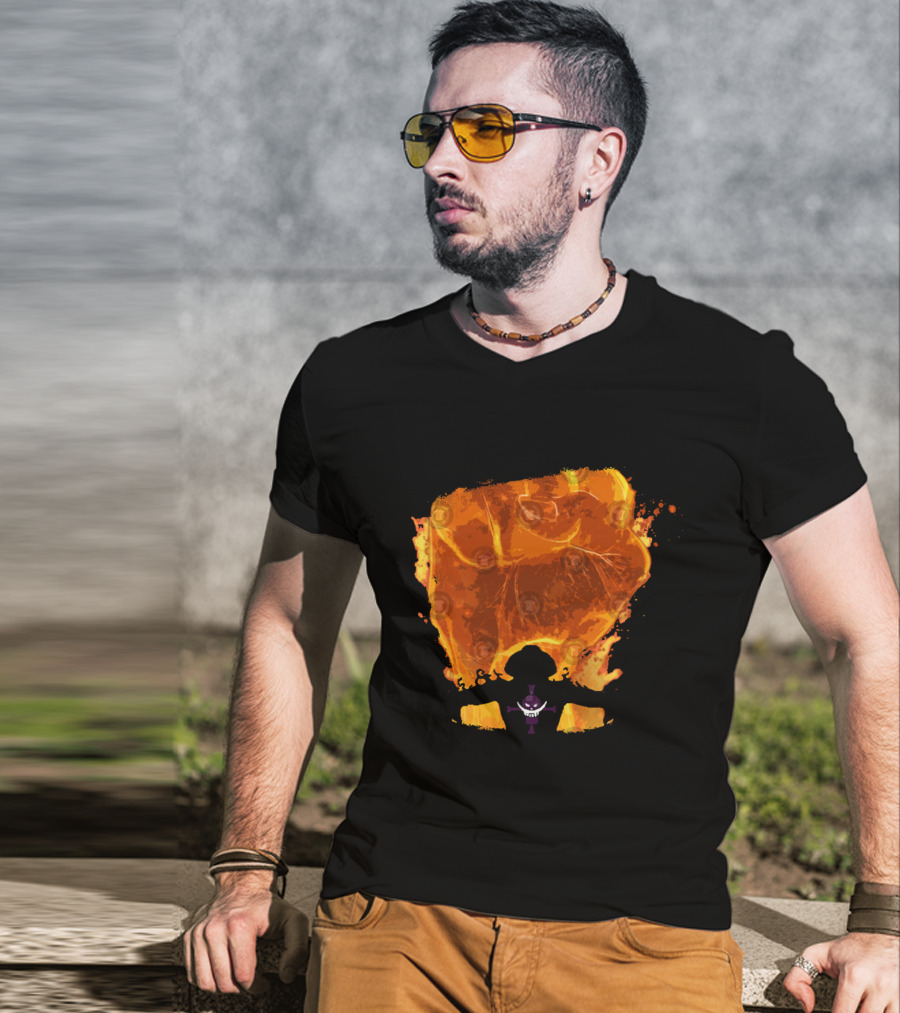 Fire Fist Ace Flaming Punch T-Shirt