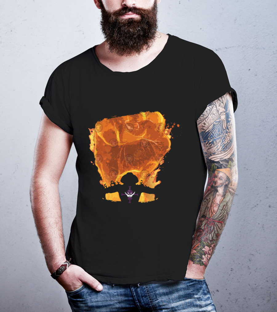 Fire Fist Ace Flaming Punch T-Shirt