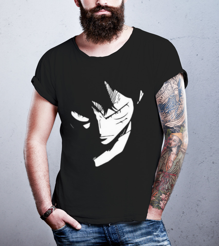 Monkey D. Luffy One Piece Manga Face T-Shirt