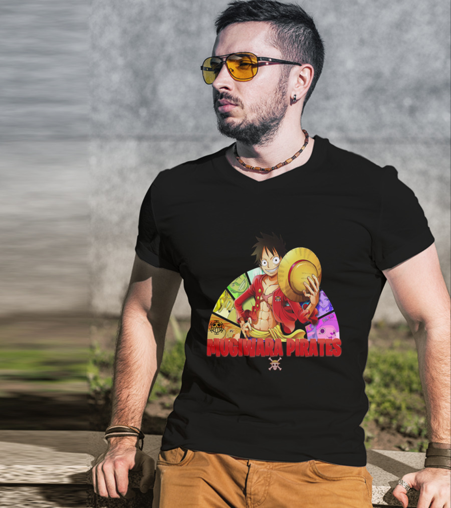 Monkey D Luffy Mugiwara Pirates T-Shirt
