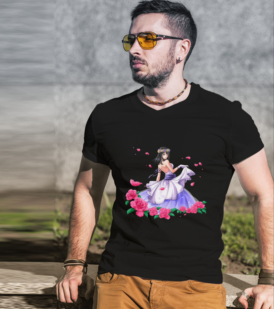 Nico Robin Floral Gown Scene One Piece T-Shirt