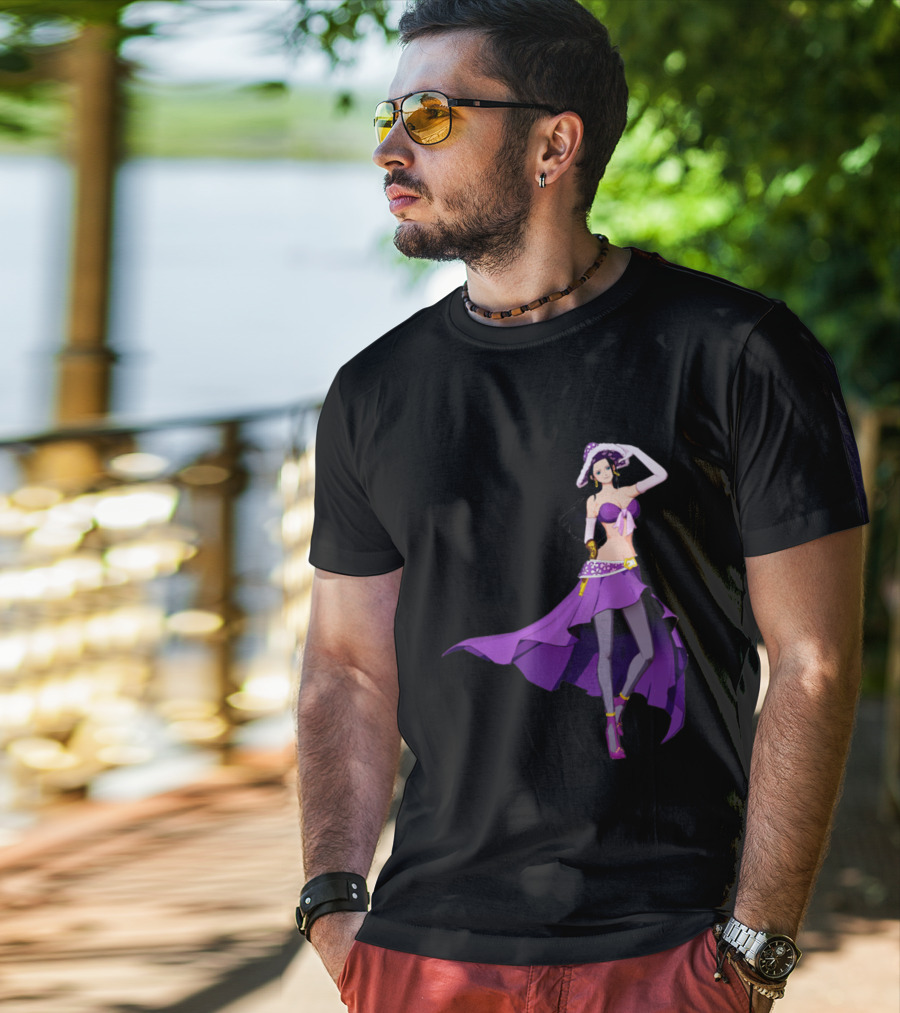 Nico Robin Purple Dress Halloween Costume T-Shirt