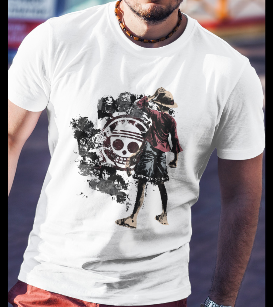 One Piece Straw Hat Pirate Skull Luffy T-Shirt