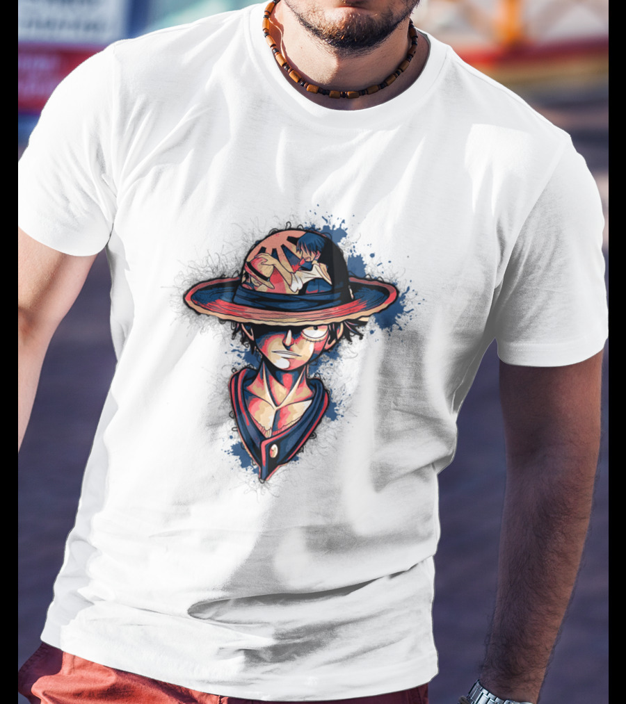 ONE PIECE Luffy The Captain FanArt Iconic Hat T-Shirt