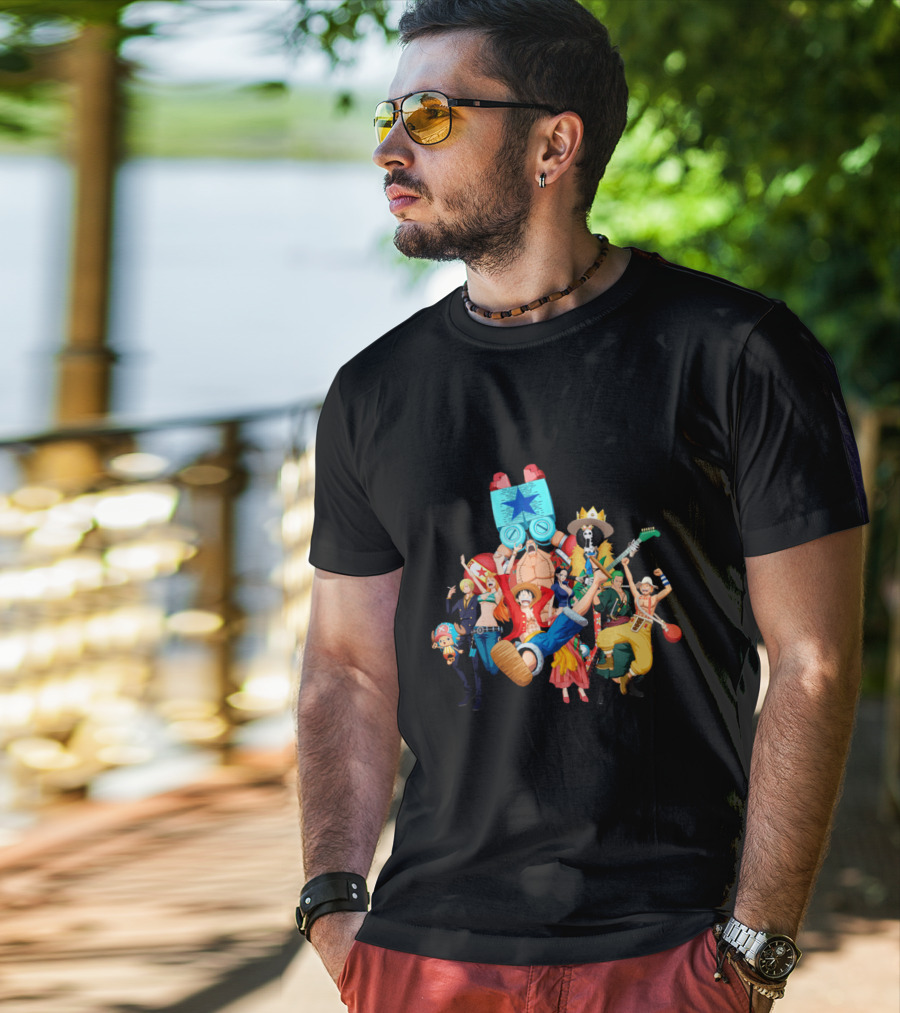 Straw Hat Crew From One Piece Adventure T-Shirt