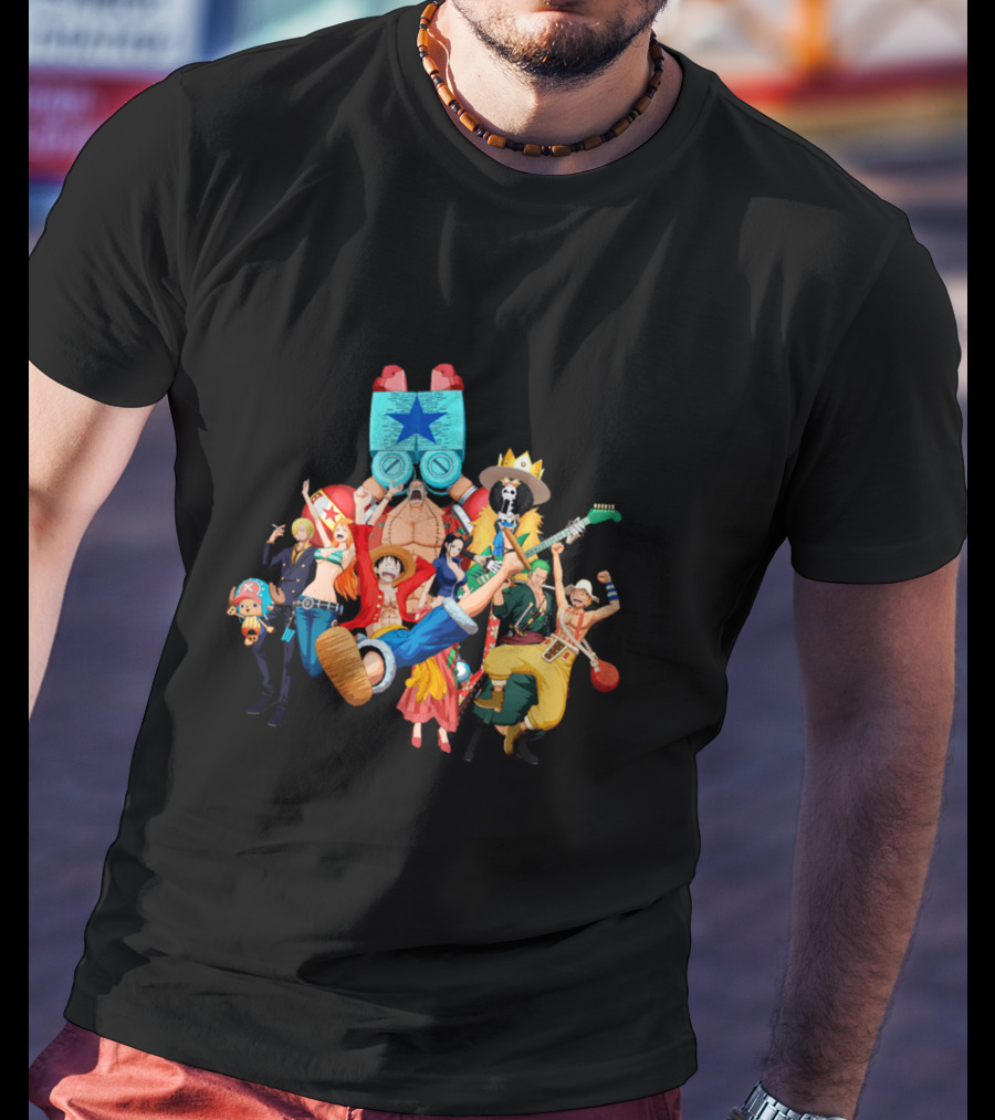 Straw Hat Crew From One Piece Adventure T-Shirt