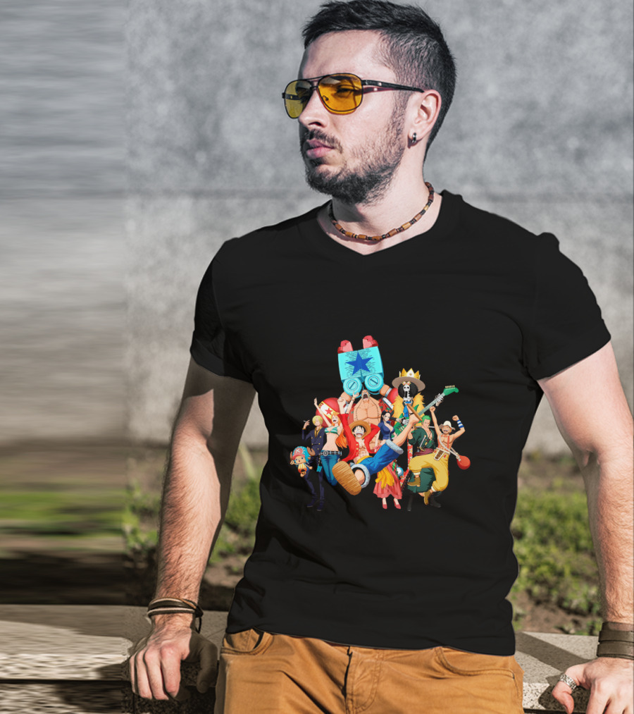 Straw Hat Crew From One Piece Adventure T-Shirt