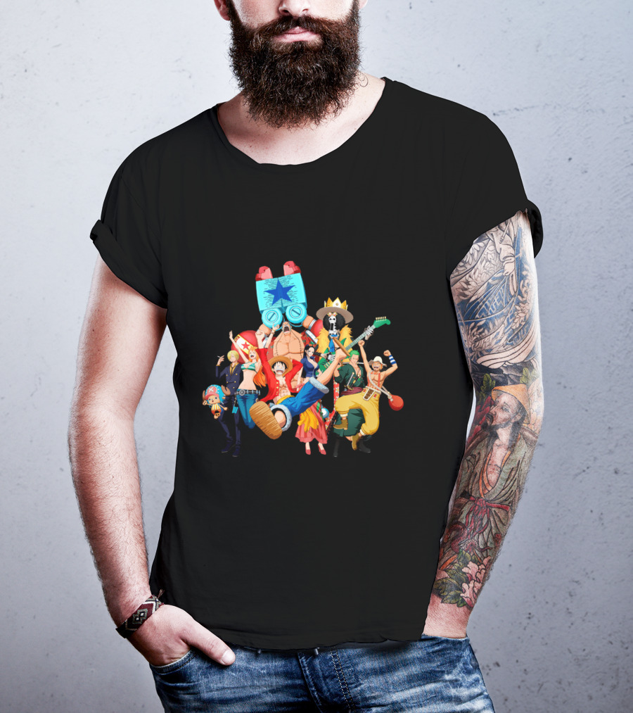 Straw Hat Crew From One Piece Adventure T-Shirt