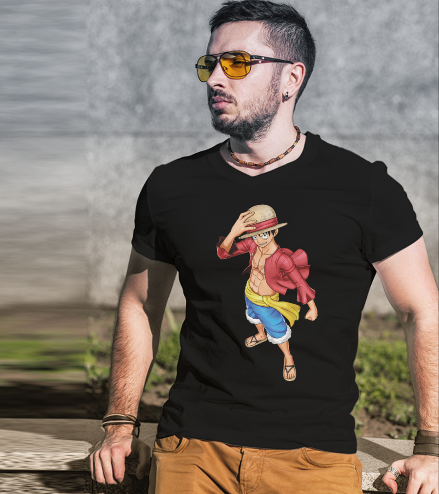 One Piece World Seeker Monkey D. Luffy Adventure T-Shirt