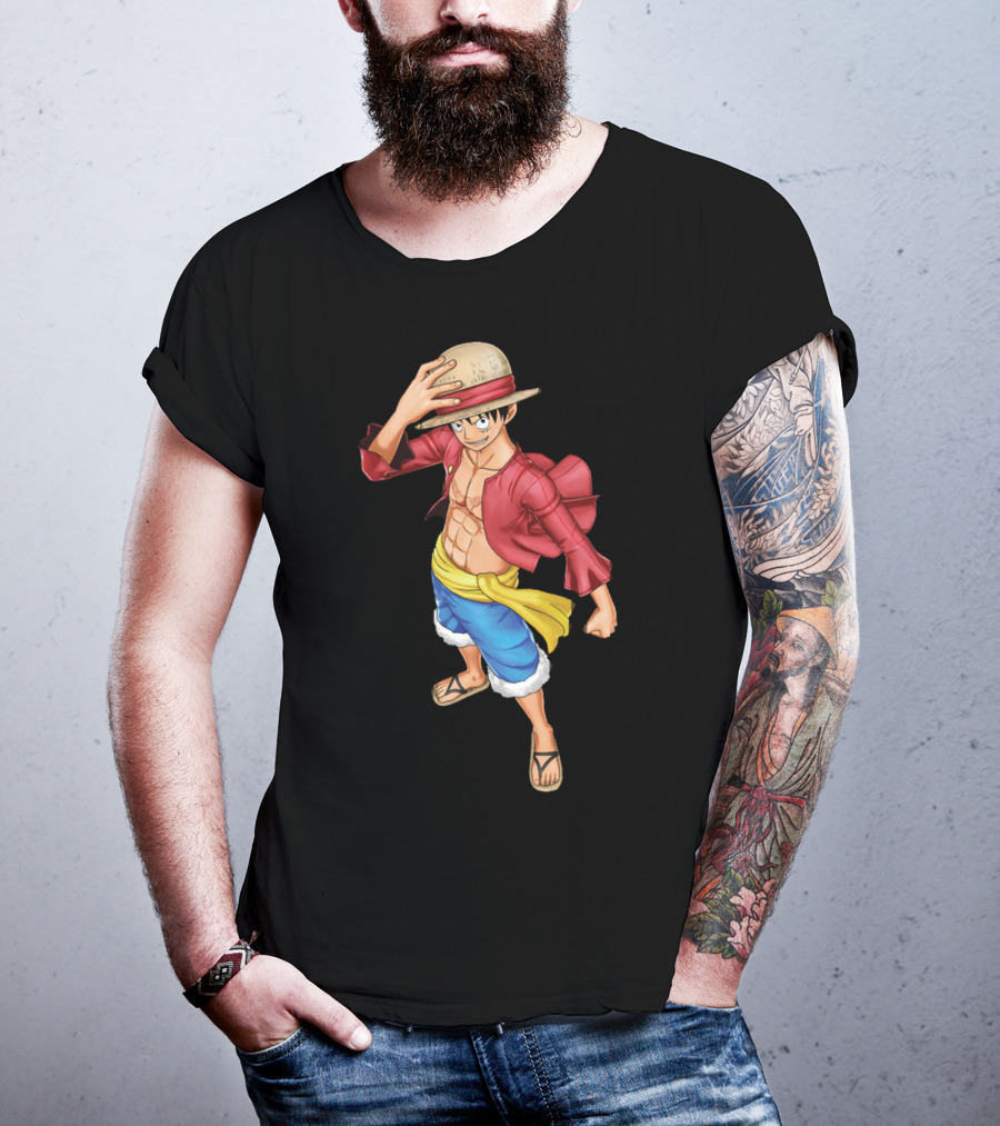 One Piece World Seeker Monkey D. Luffy Adventure T-Shirt
