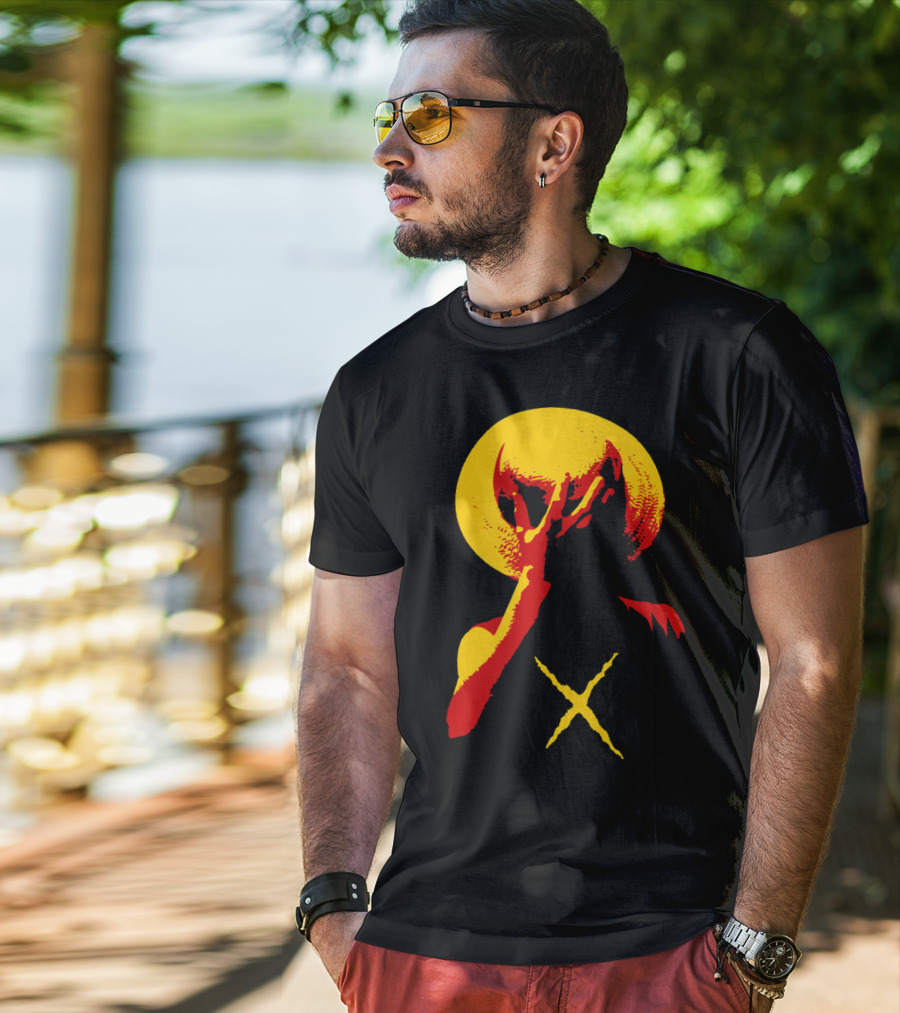 Monkey D. Luffy Portrait With Straw Hat And Crossed Arms T-Shirt