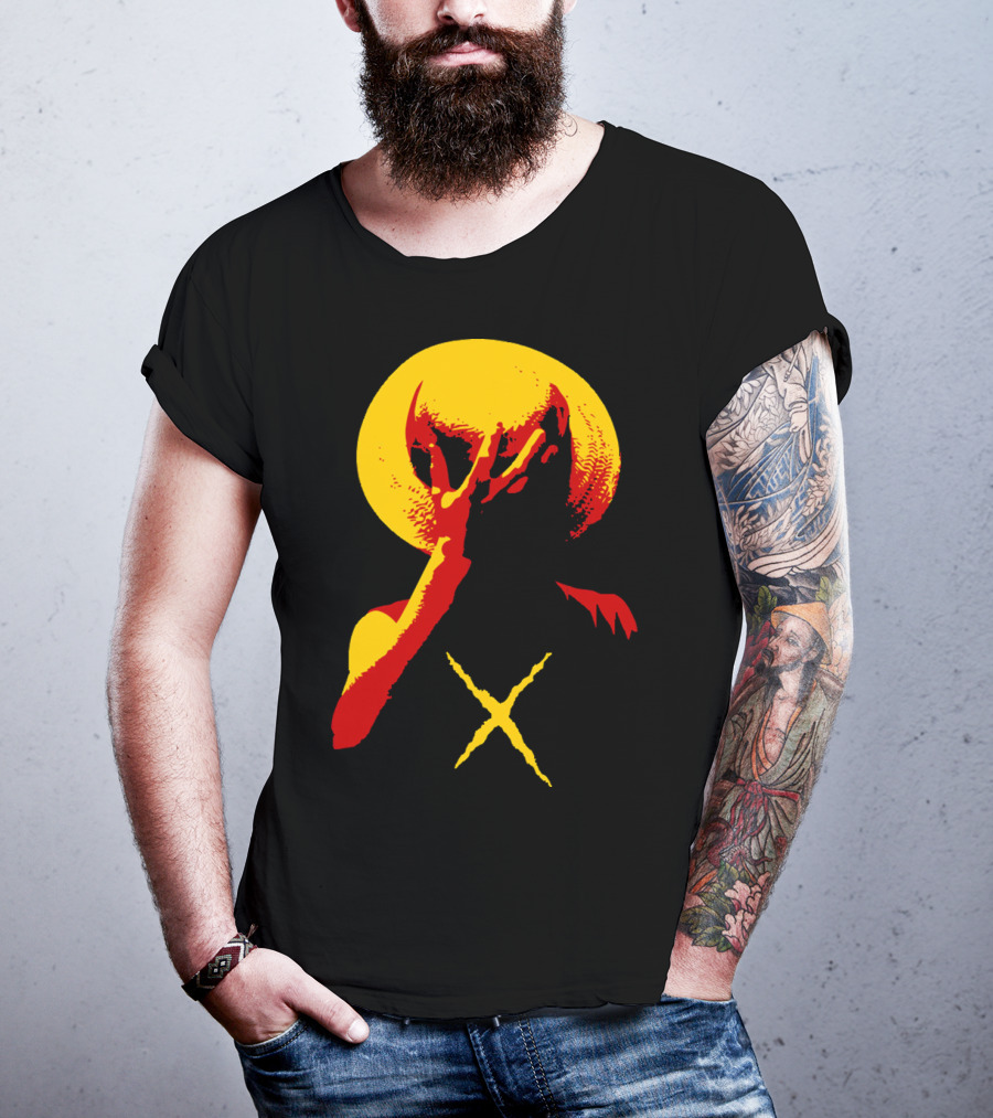 Monkey D. Luffy Portrait With Straw Hat And Crossed Arms T-Shirt