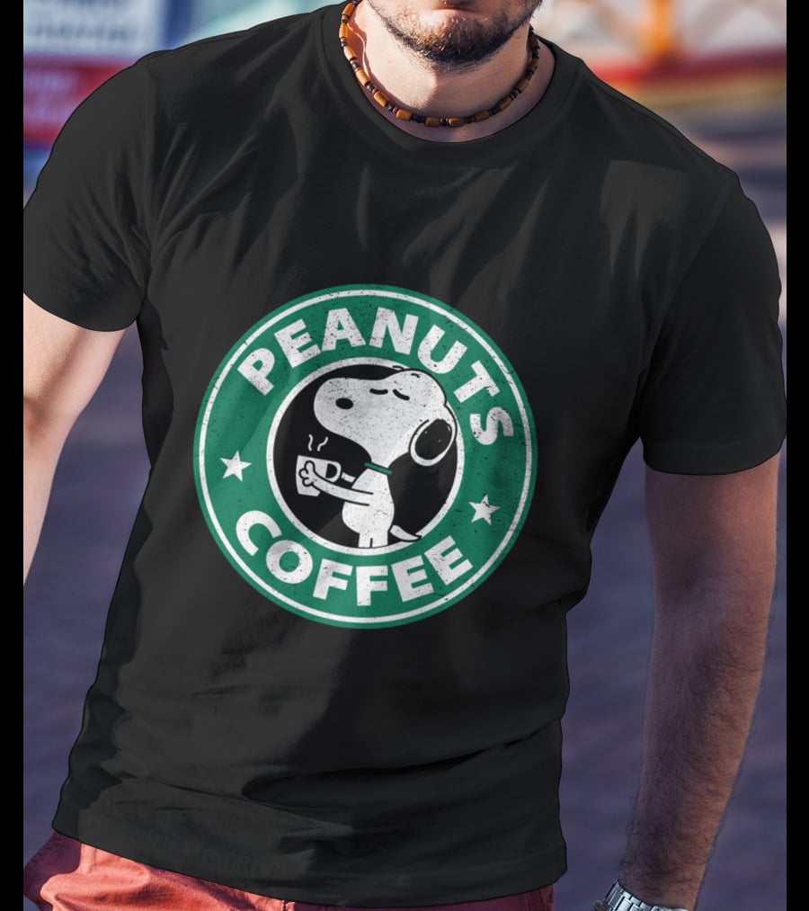 Peanuts Coffee Snoopy T-Shirt