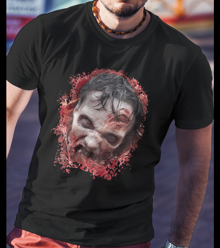 Eat It Zombie Face Splatter Horror T-Shirt