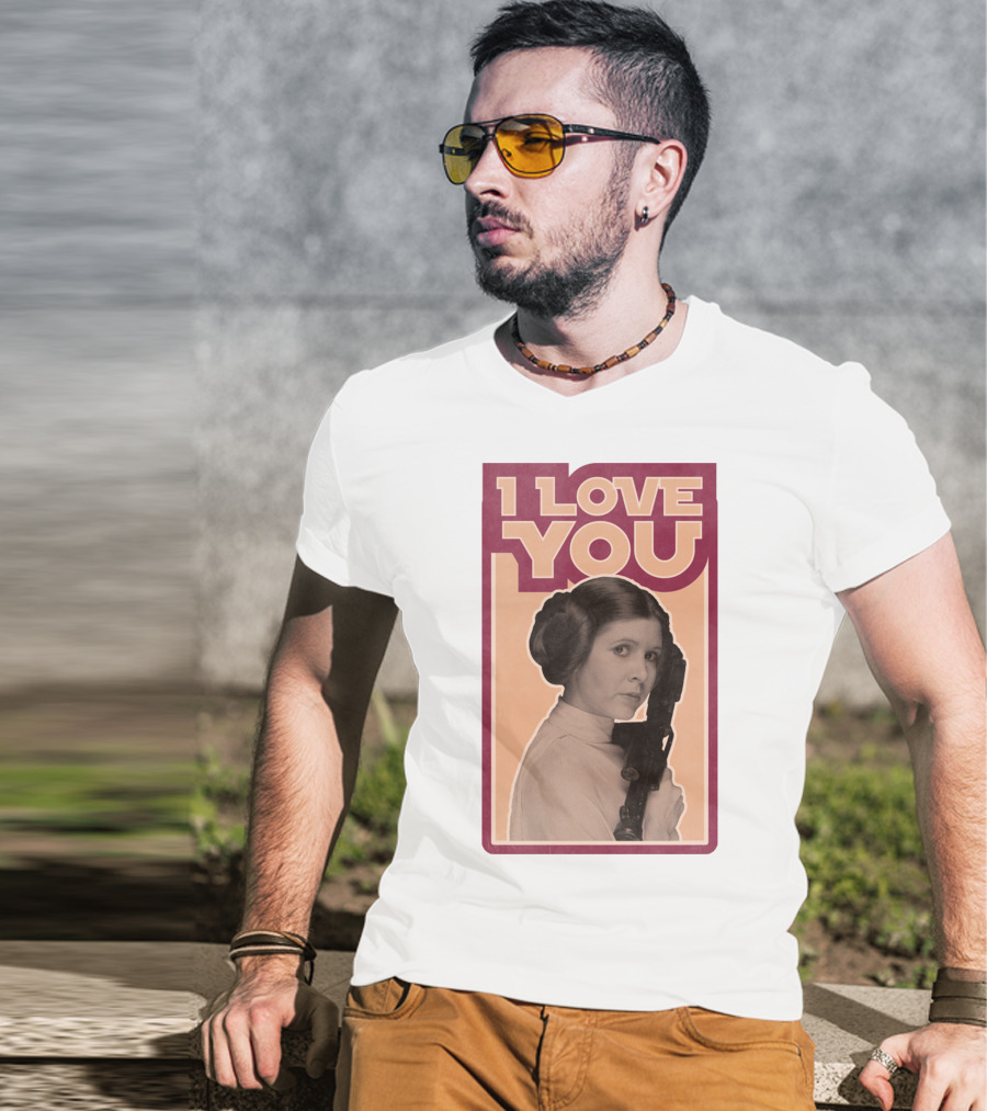 I Love You Leia Vintage T-Shirt