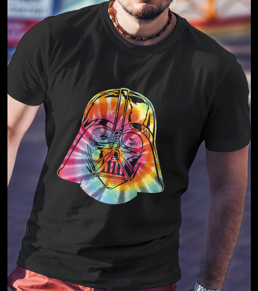 Darth Vader Rainbow Tie Dye Jedi T-Shirt