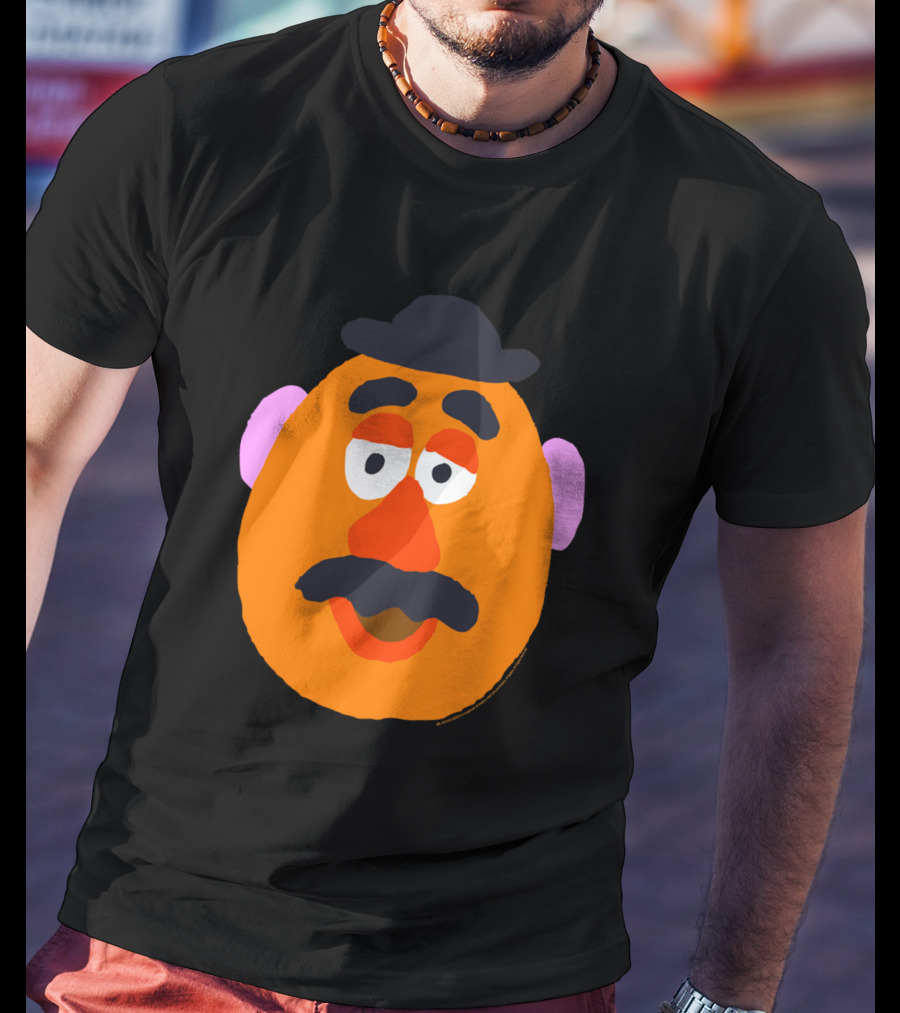Mr. Potato Head Big Face Mustache Hat T-Shirt