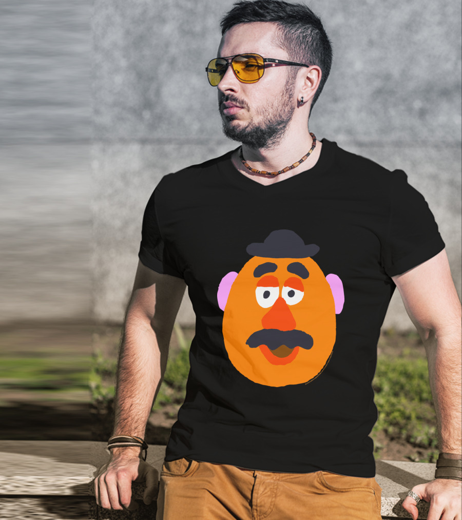 Mr. Potato Head Big Face Mustache Hat T-Shirt