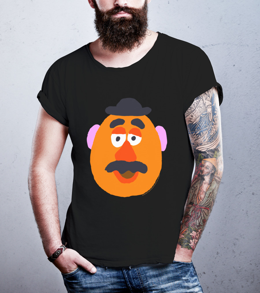 Mr. Potato Head Big Face Mustache Hat T-Shirt