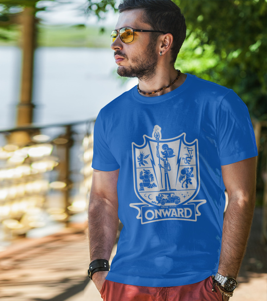 Disney Pixar Onward Magical Adventure Crest T-Shirt