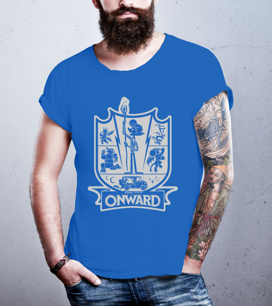 Disney Pixar Onward Magical Adventure Crest T-Shirt