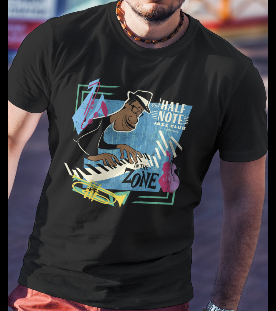 The Half Note Jazz Club Presents In The Zone Pixar Soul Joe Disney T-Shirt