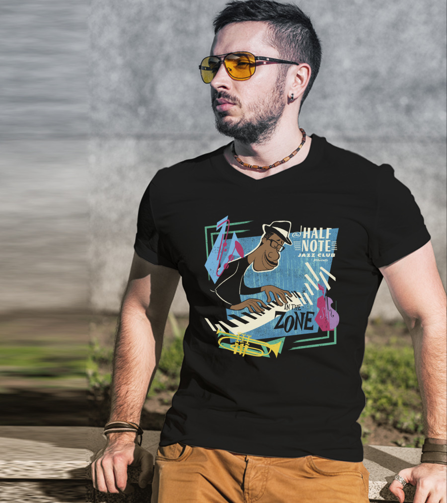The Half Note Jazz Club Presents In The Zone Pixar Soul Joe Disney T-Shirt