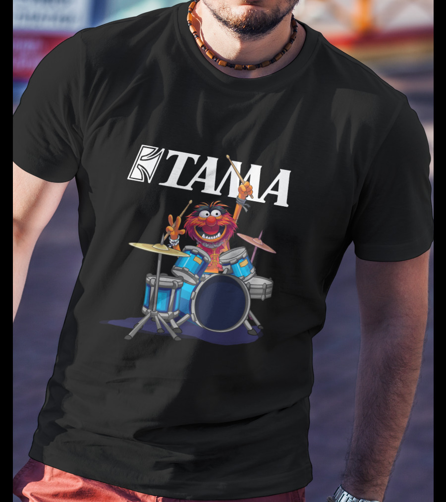 Tama Drum Muppets Character Drumming T-Shirt