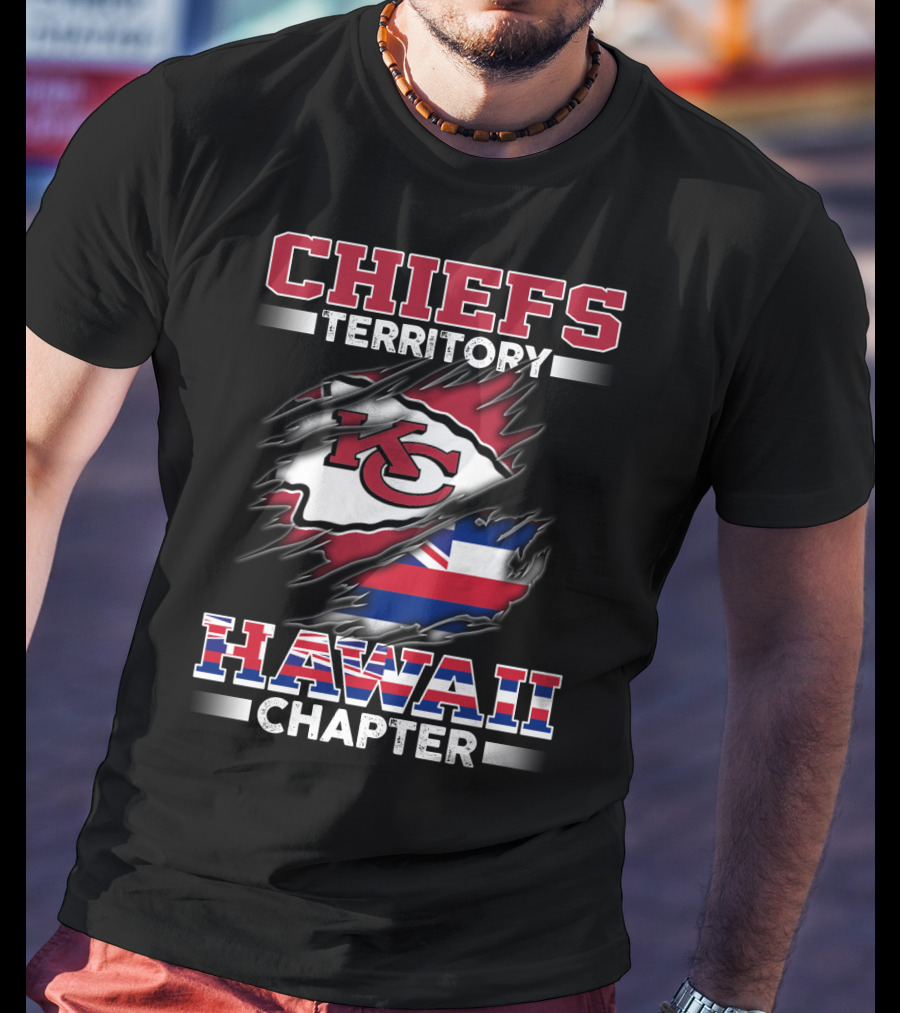 Chiefs Territory Hawaii Chapter Kc Flag T-Shirt