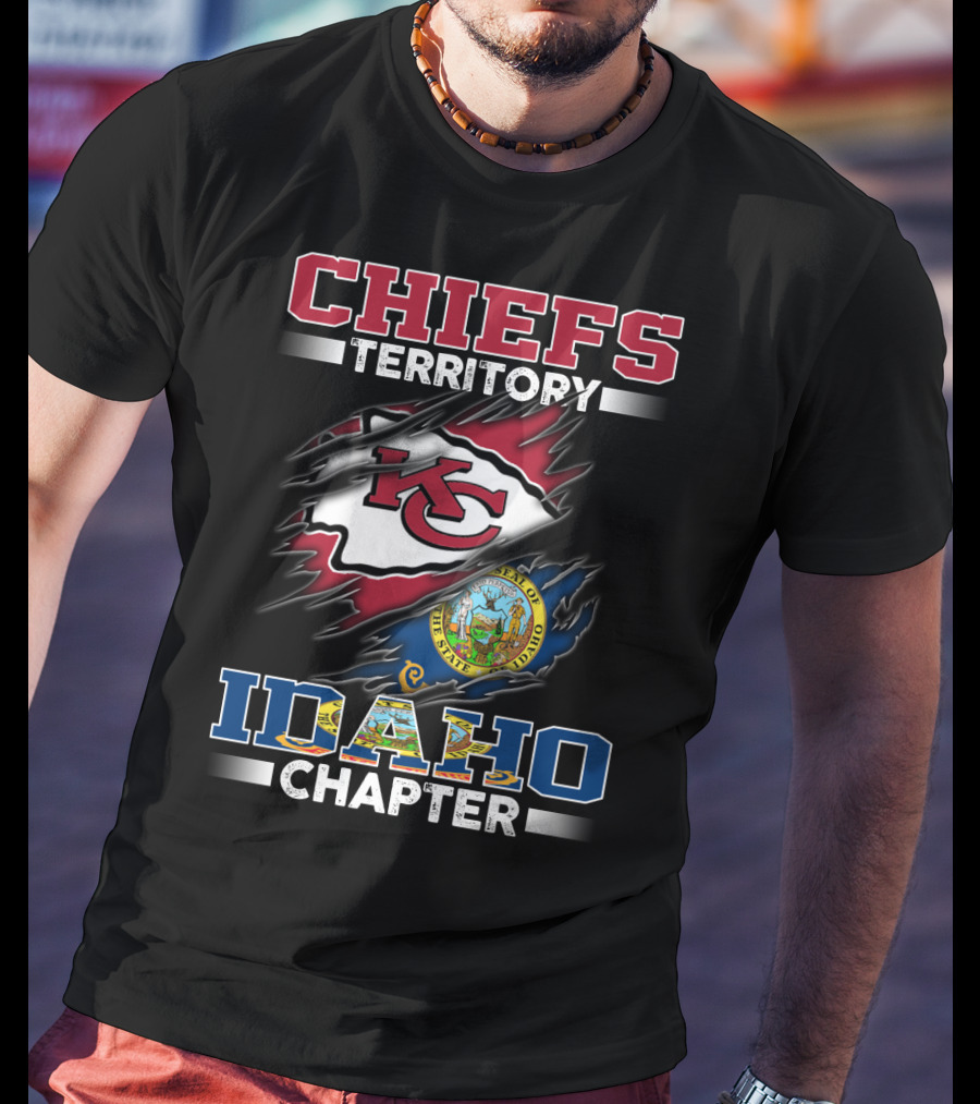 CHIEFS Territory Idaho Chapter Kansas City Flag Seal T-Shirt