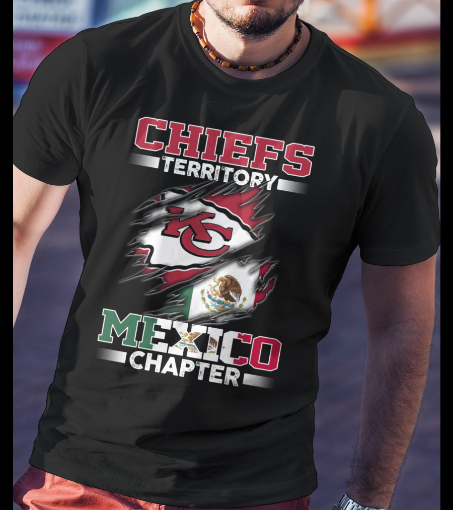 Chiefs Territory Mexico Chapter Kc Flag T-Shirt