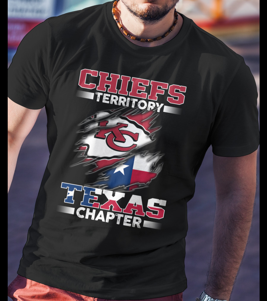 CHIEFS Territory Texas Chapter Kansas City KC T-Shirt