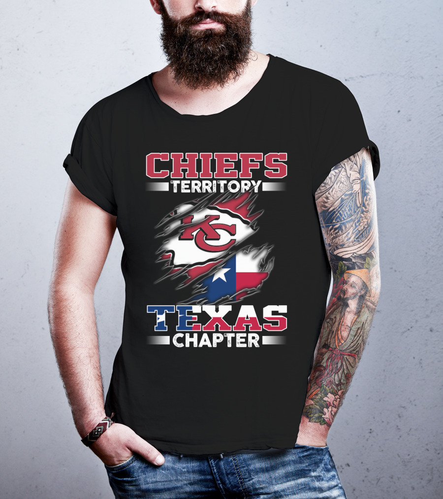 CHIEFS Territory Texas Chapter Kansas City KC T-Shirt