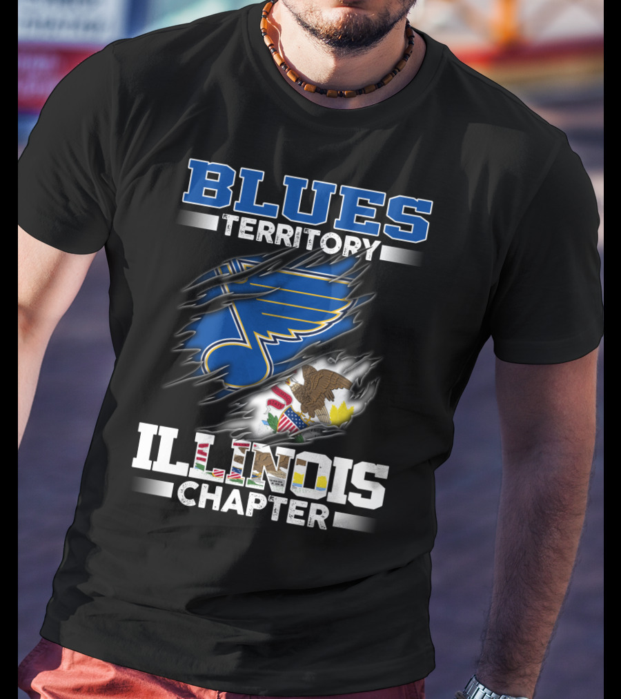 Blues Territory Illinois Chapter T-Shirt