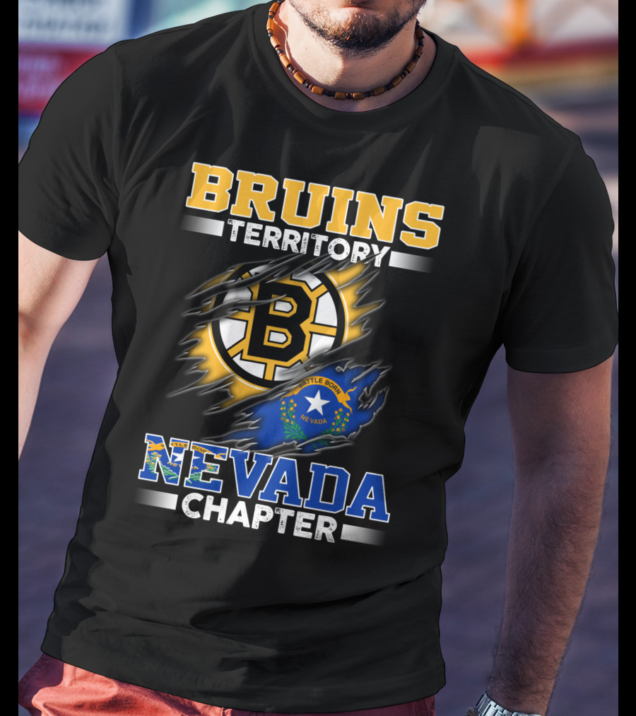 BRUINS Territory Nevada Chapter Battle Born Flag T-Shirt