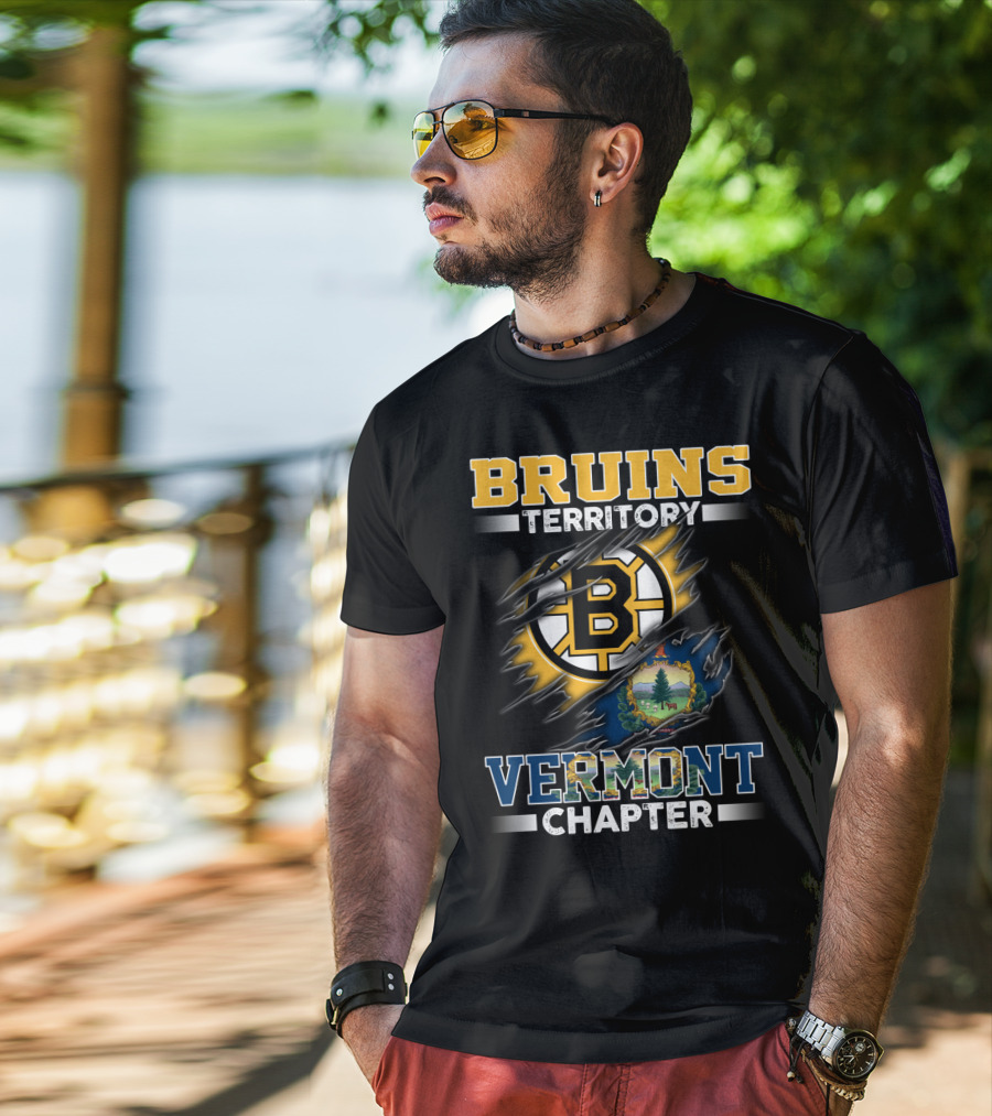Bruins Territory Vermont Chapter T-Shirt