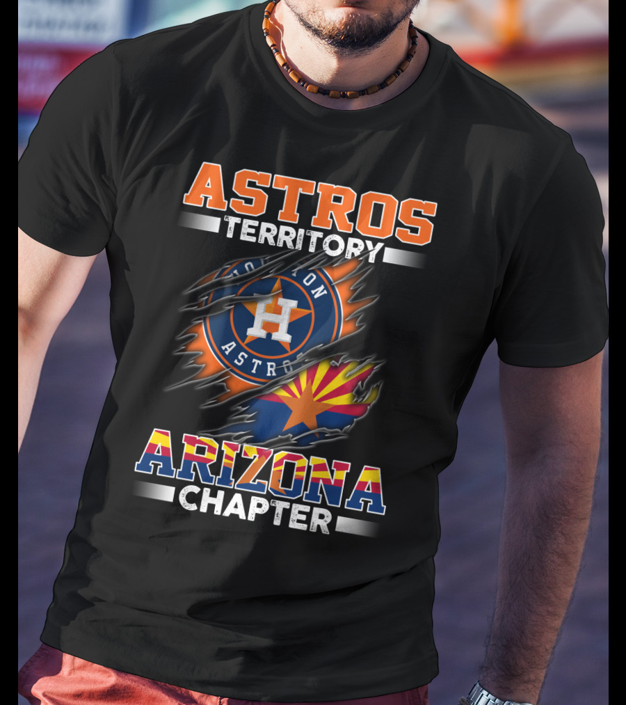 Astros Territory Arizona Chapter Houston Astros Logo And Arizona Flag T-Shirt