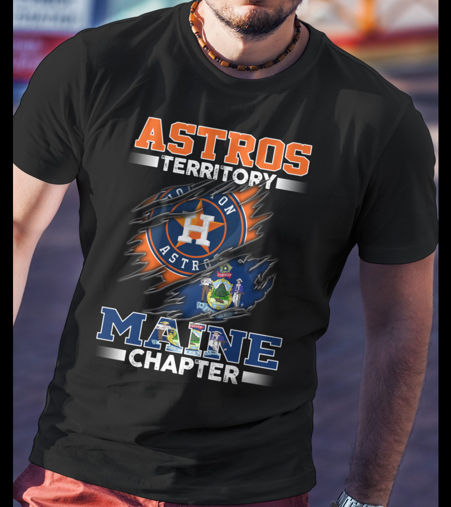 Astros Territory Boston Astros Maine Chapter T-Shirt