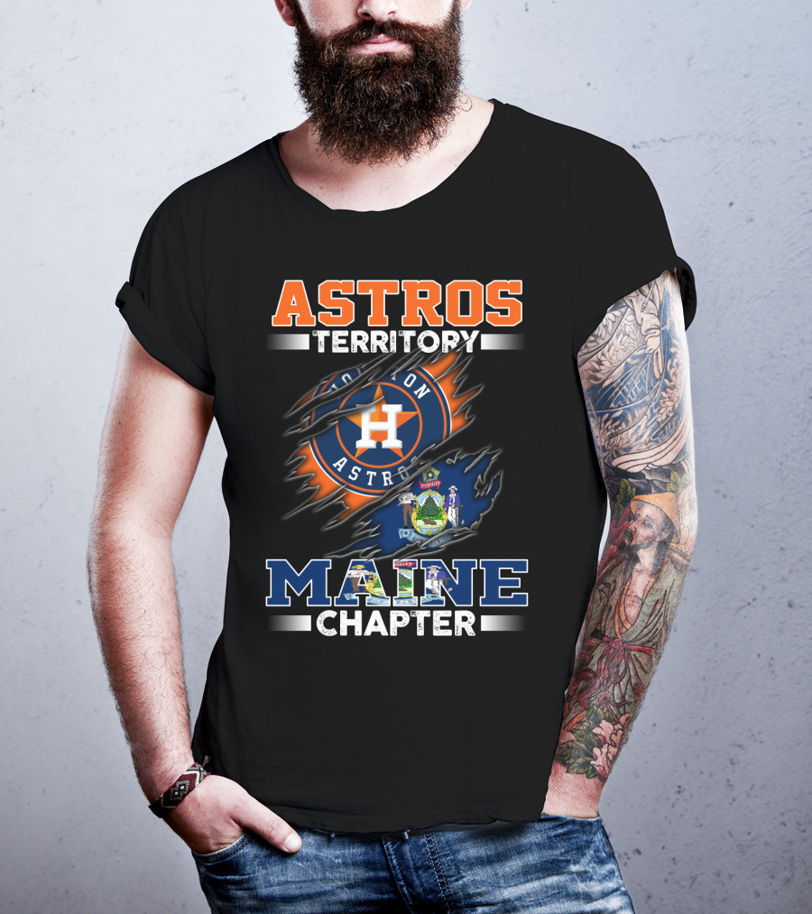 Astros Territory Boston Astros Maine Chapter T-Shirt