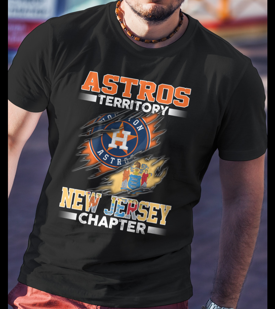Astros Territory Houston Astros New Jersey Chapter T-Shirt