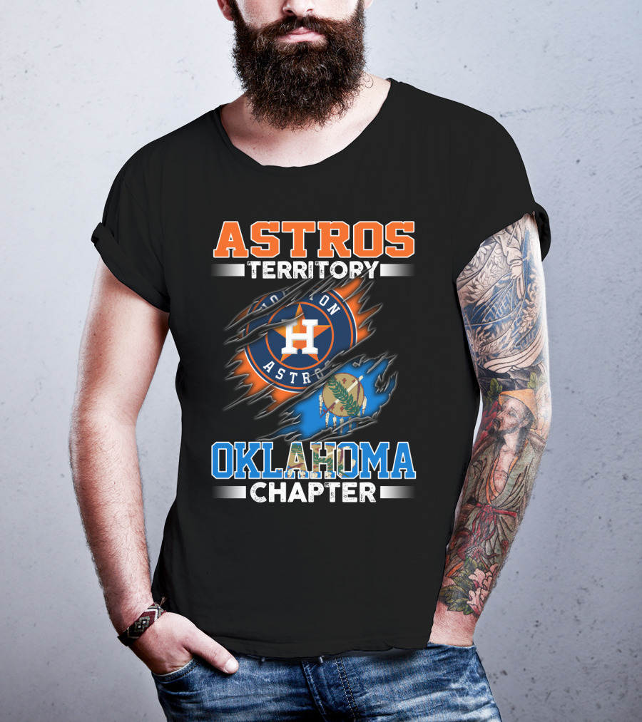 Astros Territory Houston Astros Oklahoma Chapter T-Shirt