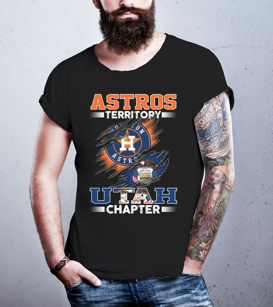 Astros Territory Houston Astros Utah Chapter T-Shirt
