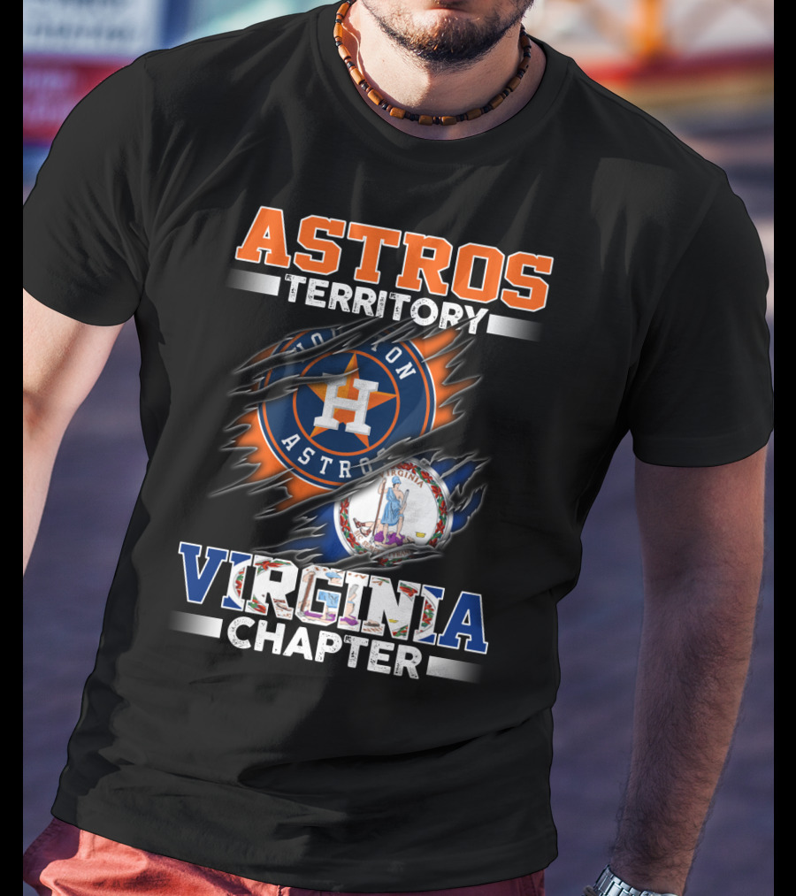 Astros Territory Houston Astros Virginia Chapter T-Shirt