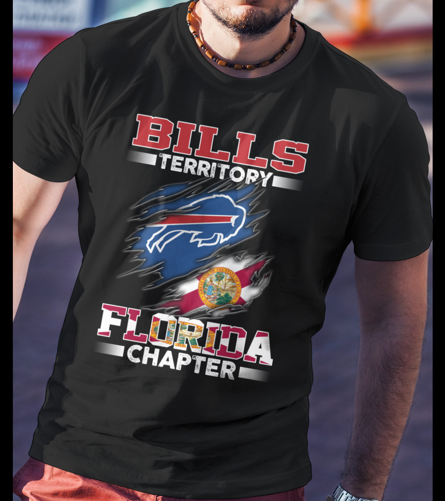 BILLS Territory Florida Chapter Buffalo Flag T-Shirt