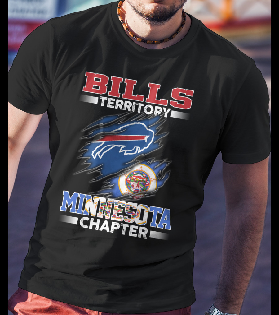 BILLS Territory Buffalo Logo Minnesota Chapter T-Shirt