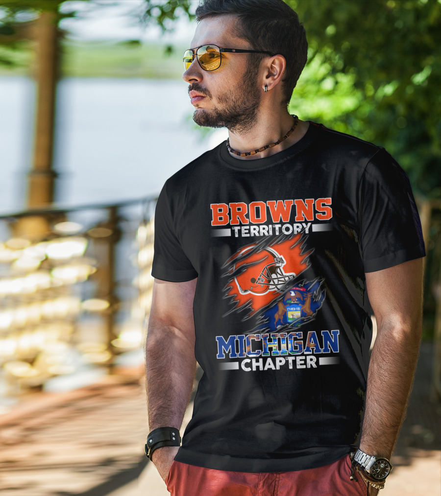 Browns Territory Michigan Chapter T-Shirt